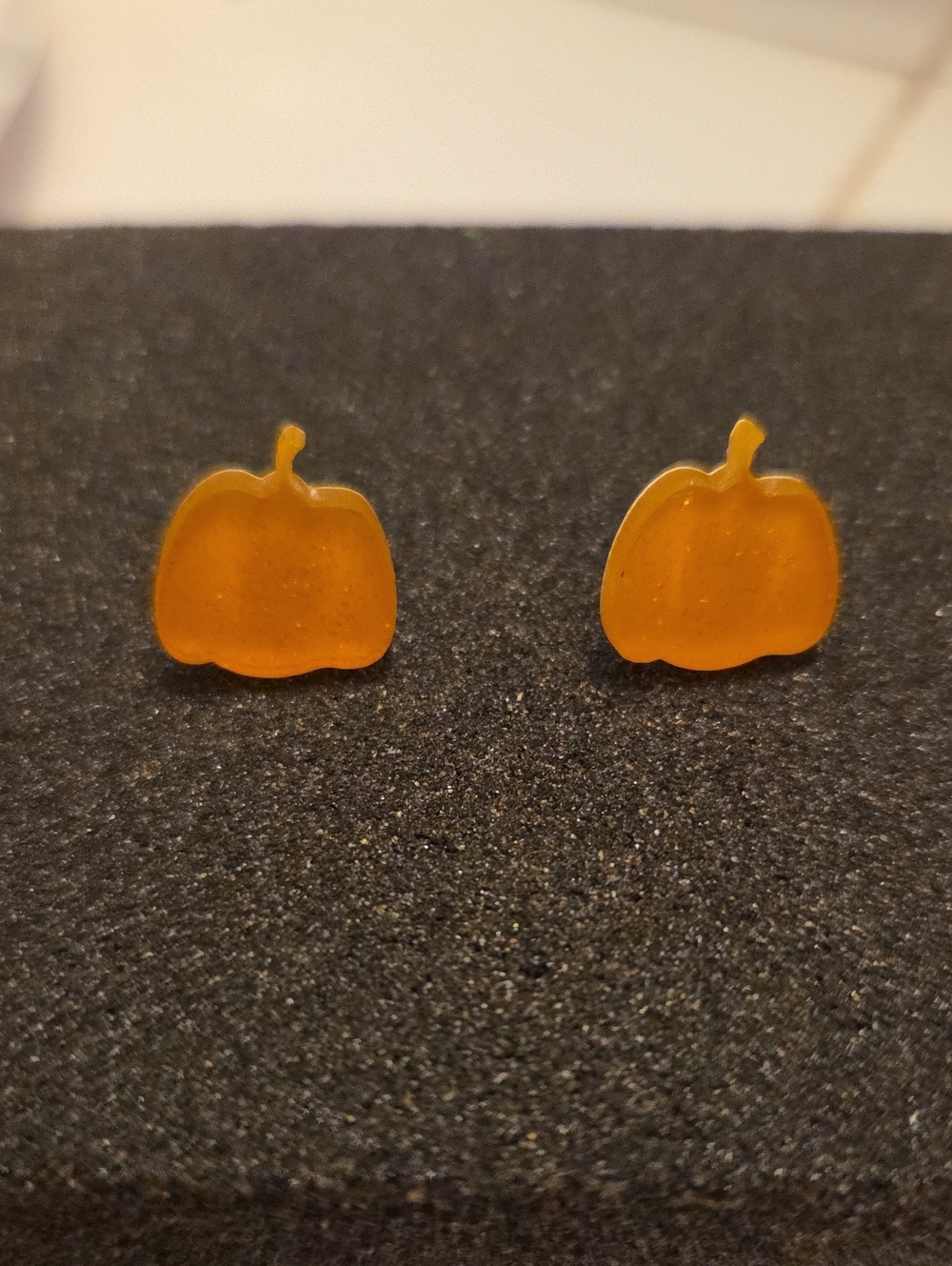 Orange Pumpkin Stud Earrings - Women Jewelry